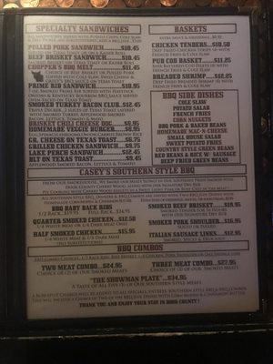 Menu photo 3 Casey's BBQ & Smokehouse Egg Harbor, WI