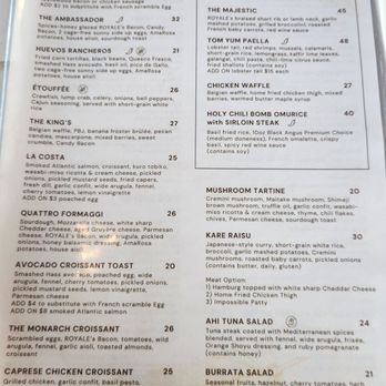 The Royale - Menu - Breakfast & Brunch Near Me - Pleasant Hill, California The Royale - Menu - Breakfast & Brunch Near Me - Pleasant Hill, California