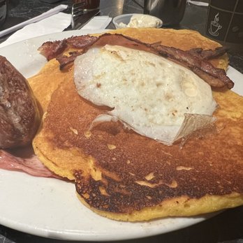 Union Street Cafe - Hungry man - the pancakes have vanilla in them! - Diners Near Me - Brooklyn, New York