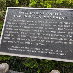 Sam Houston Grave - Sam Houston's Grave, Oakwood Cemetery, Huntsville, Texas