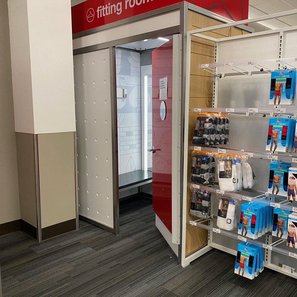 Target - Open fitting rooms (with cool designs!) as of 8/29/21 - Department Stores Near Me - Philadelphia, Pennsylvania Target - Open fitting rooms (with cool designs!) as of 8/29/21 - Department Stores Near Me - Philadelphia, Pennsylvania