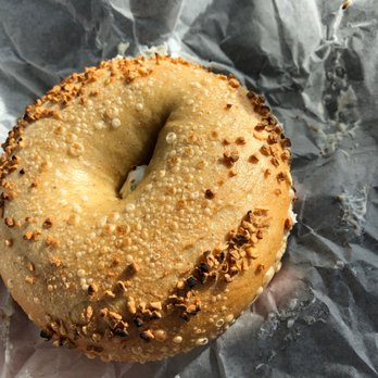 Marathon Bagel - Garlic with jalapeño - Sandwiches Near Me - Marathon, Florida Marathon Bagel - Garlic with jalapeño - Sandwiches Near Me - Marathon, Florida