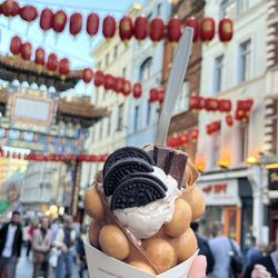 Bubblewrap Waffle - Close up in Chinatown!