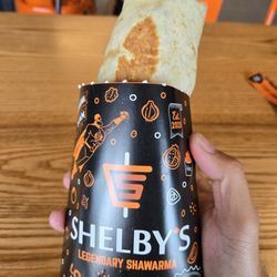 Shelby's Shawarma - Legendary Brotein Shelby's Wrap. Beef & Lamb Shawarma. - $13.97