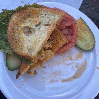 Big Basin Cafe - Spicy chicken sandwich. Tastes as bad as it looks. - Coffee & Tea Near Me - Saratoga, California Big Basin Cafe - Spicy chicken sandwich. Tastes as bad as it looks. - Coffee & Tea Near Me - Saratoga, California