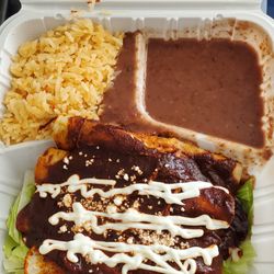 Mole enchiladas - $18
