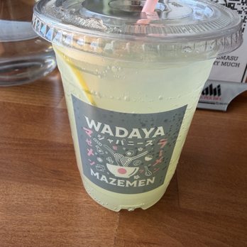 Wadaya - Yuzu sparkling lemonade. - Ramen Near Me - Los Angeles, California Wadaya - Yuzu sparkling lemonade. - Ramen Near Me - Los Angeles, California