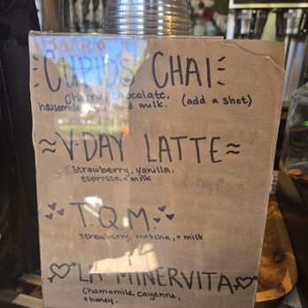 Barrio Downtown - V day menu - Coffee & Tea Near Me - Sacramento, California