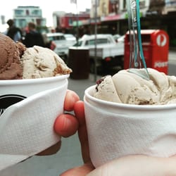 Will's Batch - Chocolate gelato & kahlua crushed biscotti Jamaican rum and raisin