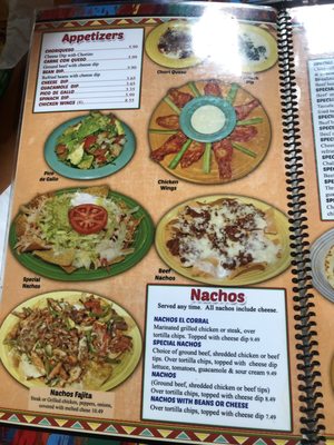 Menu photo 1 El Corral Creedmoor, NC