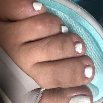 La Luxe Nails - Poor job . I could have painted my nails myself for free and done a better job - Nail Salons Near Me - Albuquerque, New Mexico