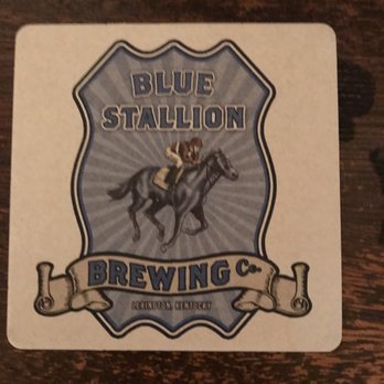 Blue Stallion Brewing - Love the coaster! - Breweries Near Me - Lexington, Kentucky Blue Stallion Brewing - Love the coaster! - Breweries Near Me - Lexington, Kentucky