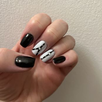 Luxy Nail Spa - Summer goth nails - Nail Salons Near Me - Walnut Creek, California