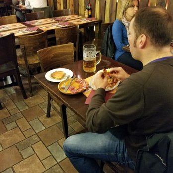 Jamón y Vino - People do come here to eat tapas and drink big beers. - Spanish Near Me - Barcelona, B