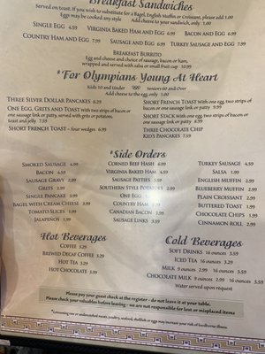 Menu photo 7 Olympic Flame Restaurant Myrtle Beach, SC