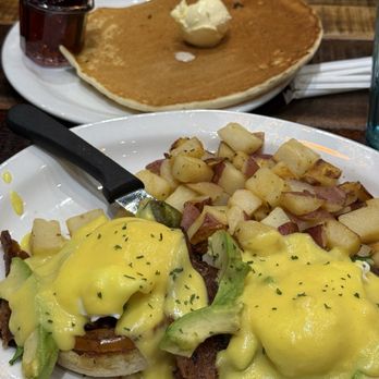 Biscuits Cafe - Beast Benedict, pancake - Breakfast & Brunch Near Me - Glendale, Arizona
