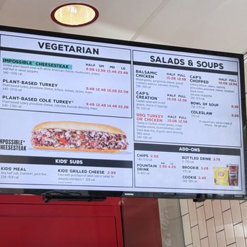 Capriotti's Sandwich Shop - Menu - Sandwiches Near Me - Fresno, California