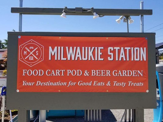 Milwaukie Station Food Cart Pod by null