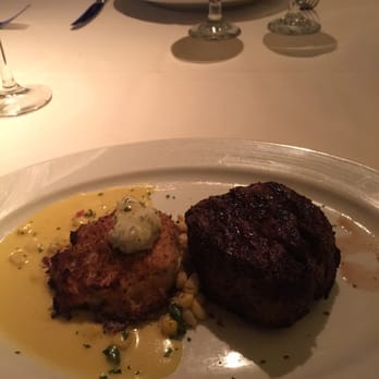 Ocean Prime - Surf and turf. Crab cake and steak. - Seafood Near Me - Indianapolis, Indiana