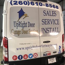 UpRight Garage Door Services - Back view of our newest service truck