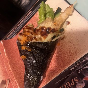 Sushi Masa - Spider roll in a cone - Sushi Bars Near Me - Henrico, Virginia