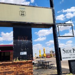 SideKix on 66 - See that little sign? Look for it! Good eats awaits your arrival!