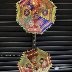 Umbrellas on the ceiling .  .  .