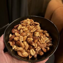 The best nuts in Ennis as Per the server. Has a warm slightly sweet coating, not too salty. The best nuts in Ennis as Per the server. Has a warm slightly sweet coating, not too salty.