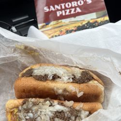 Santoros Pizza - 2 all the way really hit the spot!