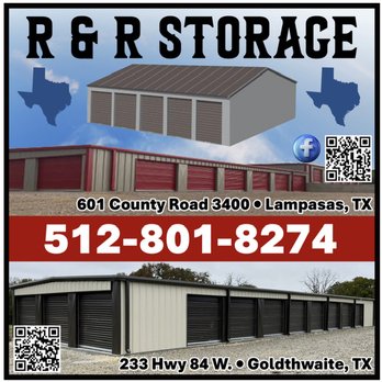 R&R Storage - Two locations to serve you - Self Storage Near Me - Goldthwaite, Texas R&R Storage - Two locations to serve you - Self Storage Near Me - Goldthwaite, Texas