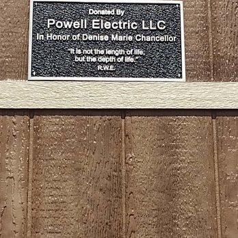 Powell Electric - The plaque placed on the building that we donated to department of corrections to teach inmates skilled trades in. - Electricians Near Me - Ponca City, Oklahoma