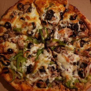 Andy Boys Pizza - Andy Boy special with black olives - Pizza Near Me - Chesapeake, Virginia