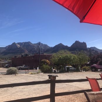 Sedona Memories Bakery Cafe - The other part of our view from our table - Bakeries Near Me - Sedona, Arizona