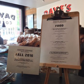 Daves Coffee - Food and seasonal drinks menus. - Coffee & Tea Near Me - Prov, Rhode Island Daves Coffee - Food and seasonal drinks menus. - Coffee & Tea Near Me - Prov, Rhode Island