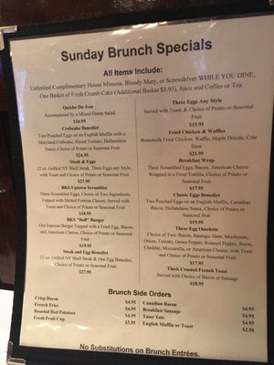 Menu photo 5 BK Sweeney's Uptown Grille Garden City, NY