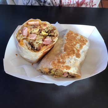 Ham 'n Scram - Double Meat Burrito - Breakfast & Brunch Near Me - Westminster, California