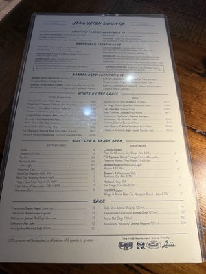 Menu photo 6 The Cannery Newport Beach, CA