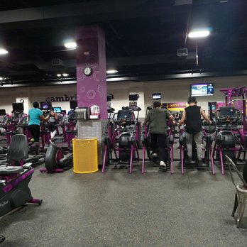 Planet Fitness - Ellipticals, treadmills, and bikes along the wall. - Gyms Near Me - Cambridge, Massachusetts Planet Fitness - Ellipticals, treadmills, and bikes along the wall. - Gyms Near Me - Cambridge, Massachusetts