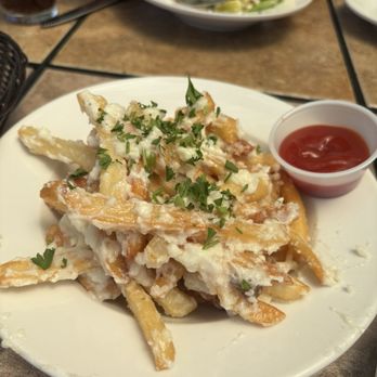 Canal Bistro Mediterranean Grille - Garlic feta fries - Greek Near Me - Indianapolis, Indiana Canal Bistro Mediterranean Grille - Garlic feta fries - Greek Near Me - Indianapolis, Indiana