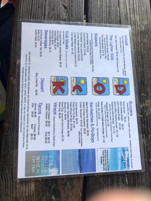 Menu photo 5 The Dock Pensacola Beach, FL