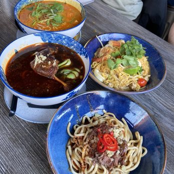Reckless Noodle House - Curry Vermicelli Bowl, Hokkien Wok Noodle, Ma La Braised Beef Cheek Noodle, Five Spice Duck Confit - Bars Near Me - Seattle, Washington Reckless Noodle House - Curry Vermicelli Bowl, Hokkien Wok Noodle, Ma La Braised Beef Cheek Noodle, Five Spice Duck Confit - Bars Near Me - Seattle, Washington