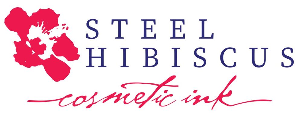 Steel Hibiscus Cosmetic Ink Logo