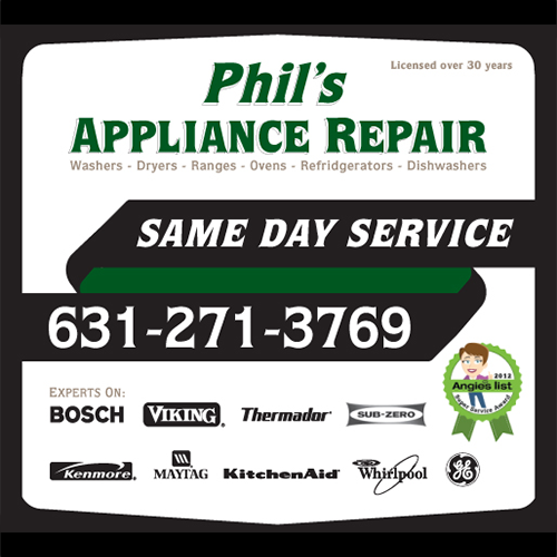 PHIL’S APPLIANCE REPAIR Updated May 2024 17 Reviews Huntington