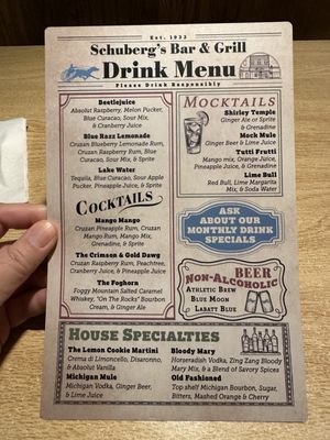 Menu photo 4 Schuberg's Bar & Grill Big Rapids, MI Menu photo 4 Schuberg's Bar & Grill Big Rapids, MI