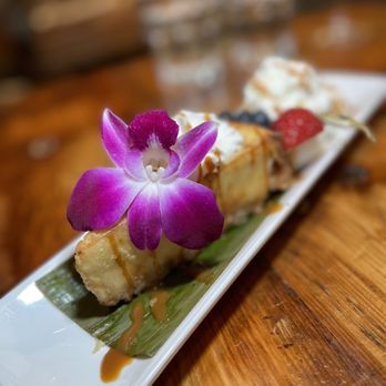 Lemongrass Brooklyn - Fried Cheese Cake with Ice Cream - Thai Near Me - Brooklyn, New York