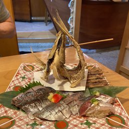 Aji: sashimi, nigiri, fried ($50). Super good!! Aji: sashimi, nigiri, fried ($50). Super good!!