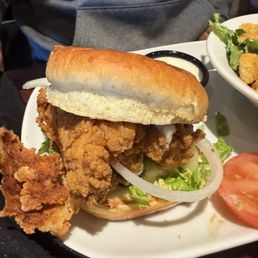 Crispy Buttermilk Chicken Sandwich. GOOD! Crispy & full of flavor! Crispy Buttermilk Chicken Sandwich. GOOD! Crispy & full of flavor!