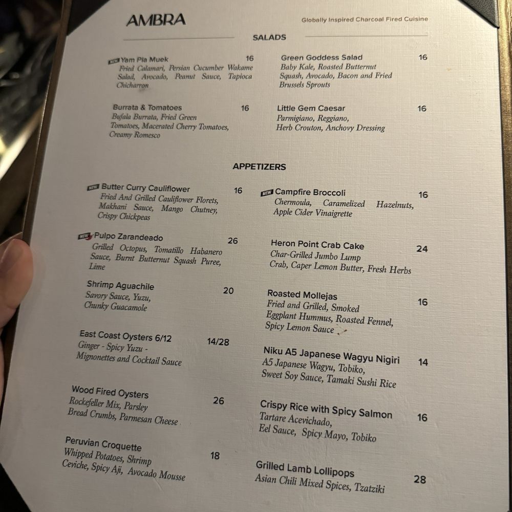 Ambra - Menu - Steakhouses Near Me - Mcallen, Texas Ambra - Menu - Steakhouses Near Me - Mcallen, Texas