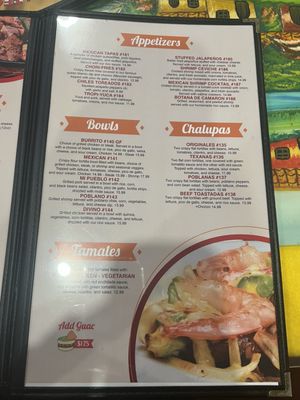 Menu photo 6 La Tonalteca - Scranton Dickson City, PA