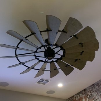 Anytime Electric - We can install any size fan, any height ceiling - Electricians Near Me
